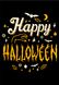 Футболка жіноча чорна з принтом "Щасливого Геловіну" 160404PB_Happy Halloween_XL фото 2