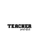 Футболка жіноча біла з принтом "Teacher mode" 201002PW_Teacher mode 2_2XL фото 2