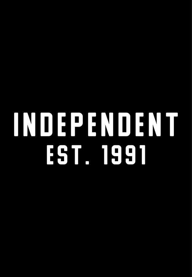 Футболка мужская черная с принтом "Independent" 170201PB_Independent фото