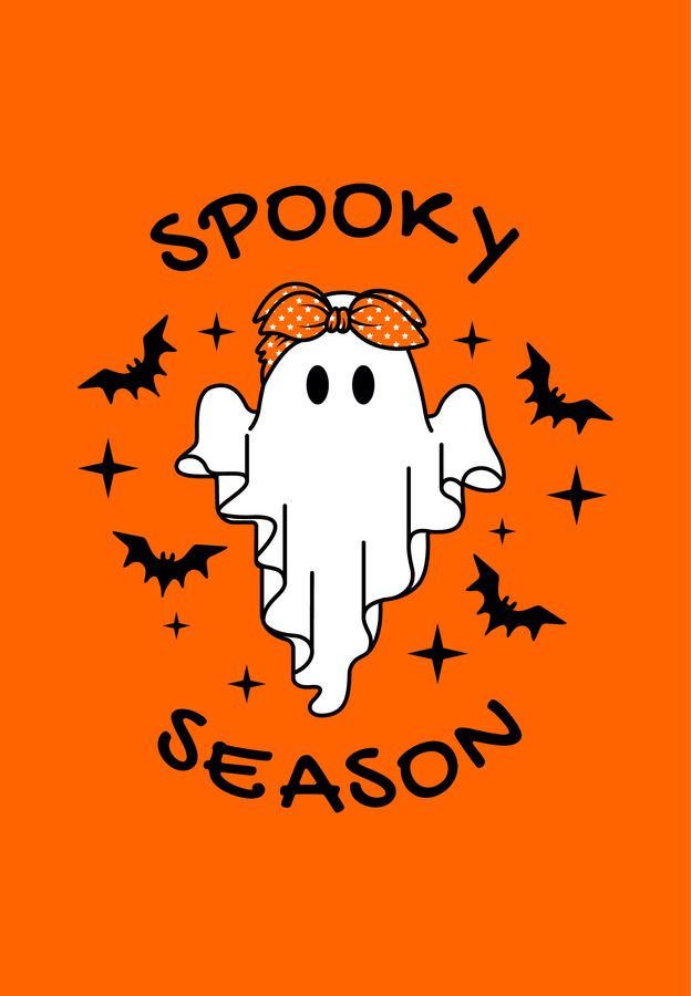 Свитшот женский утепленный оранжевый с принтом "Spooky season" 230411P_mango_Spooky season фото