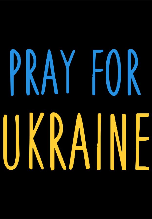 Футболка чоловіча чорна з принтом "Pray for Ukraine" 170201PB_Pray for Ukraine фото