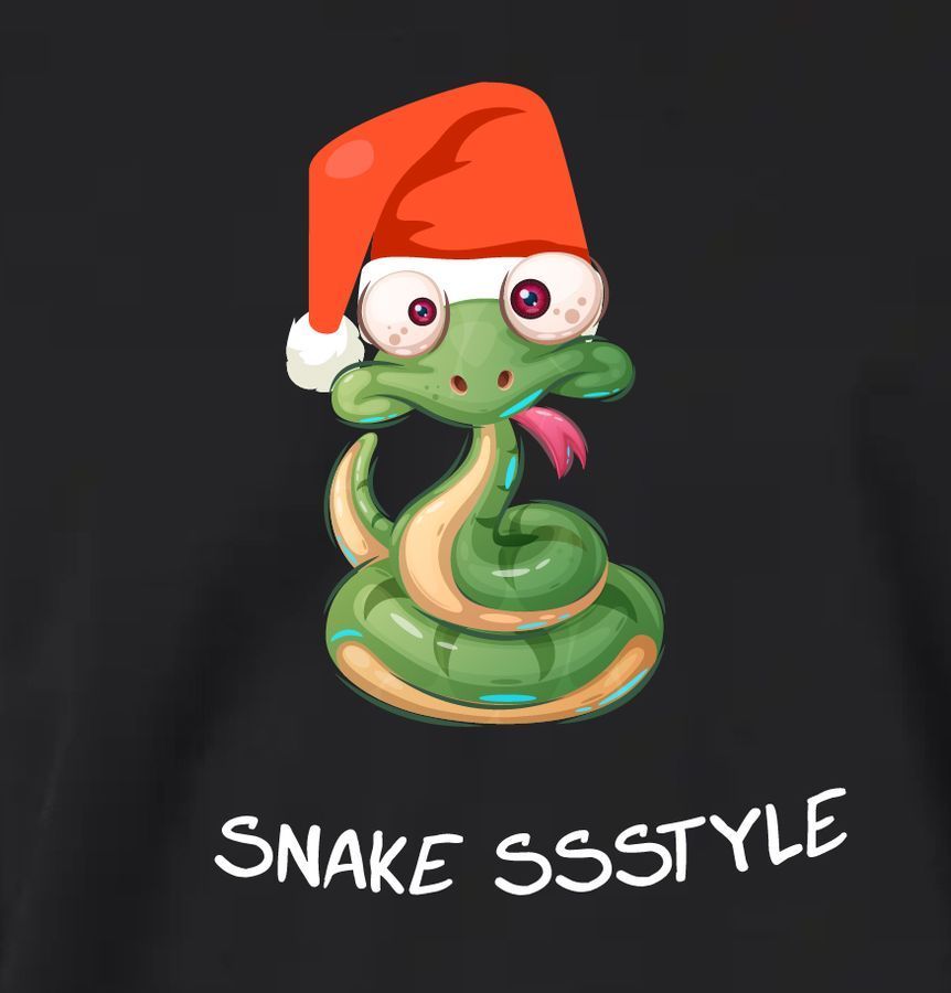 Футболка жіноча чорна з принтом "Snake ssstyle" 160404PB_snake ssstyle фото