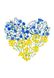 Футболка для дівчат біла з принтом "Серце з квітів" 180328GPW_Heart of flowers_152 фото 2