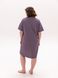 Сорочка-футболка женская серая в горошек 240201 фото 2