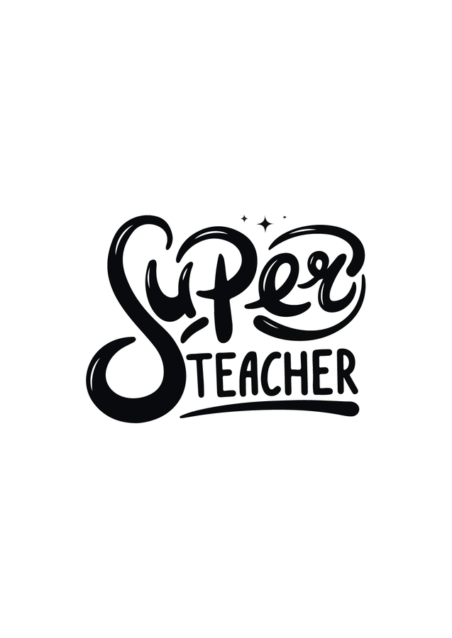 Футболка мужская белая с принтом "Super teacher" 170201PW_Super teacher фото