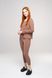 Женская пижама лапша топ и лосины светло-коричневого цвета 230439 фото 8