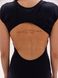 Платье женское фигурное с вырезами на спине черное 230730 фото 3