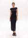 Платье женское фигурное с вырезами на спине черное 230730 фото 1