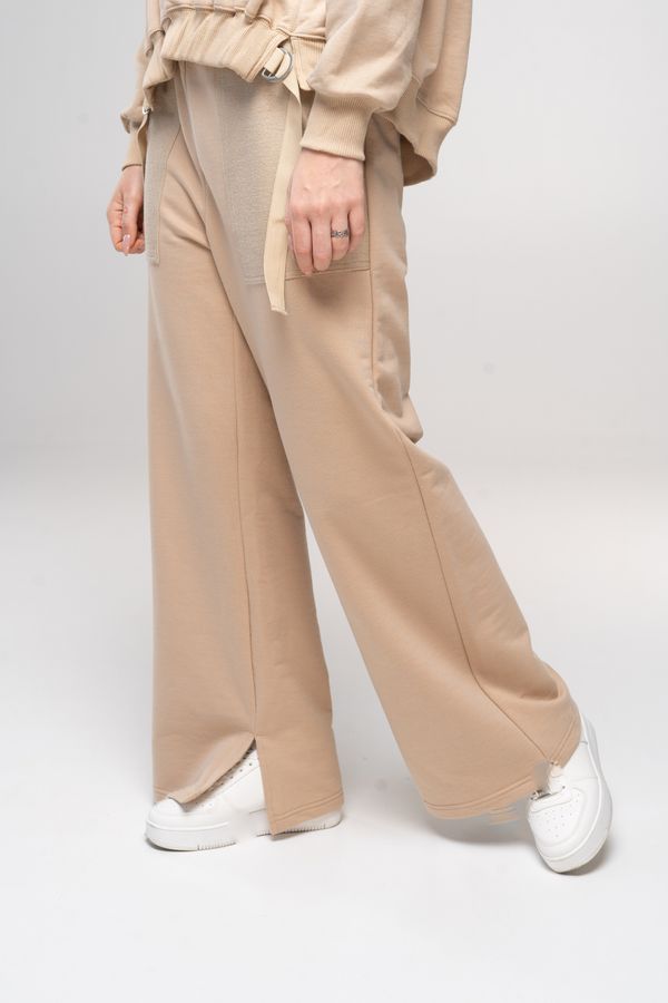 Костюм жіночий світшот та штани бежевий 111013_beige фото