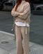 Костюм женский свитшот и штаны бежевый 111013_beige фото 6