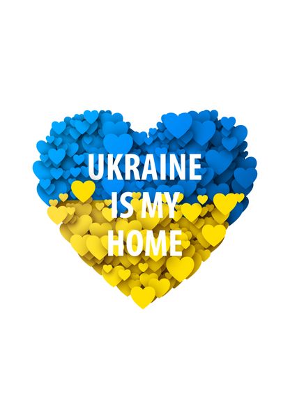 Футболка для дівчат біла з принтом "Україна мій дім" 180328GPW_Ukraine is Home_152 фото