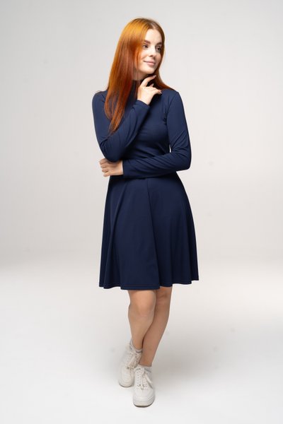 Платье женское синее 230402 фото