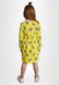Сукня для дівчат жовта з малюнком 221203 фото 2