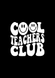 Футболка женская черная с принтом "Клуб крутых учителей" 160404PB_Cool teachers club фото 2