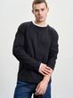 Лонгслив мужской с карманом черного цвета