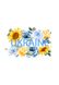 Футболка для дівчат біла з принтом "Україна на квітах" 180328GPW_Ukraine on flowers_152 фото 2