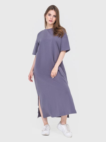 Сукня для жінок довга з коротким рукавом літня 211041 фото