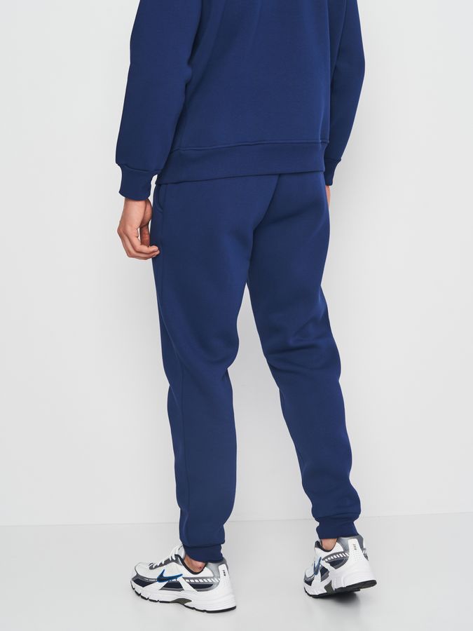 Костюм мужской утепленный синий худи и штаны 111010_blue фото