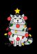 Футболка чоловіча чорна з принтом "Кіт з гірляндою" 170201PB_Cat with Christnas lights_3XL фото 2