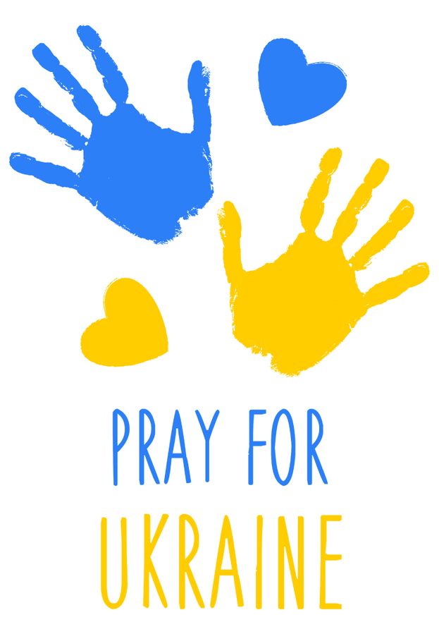 Футболка для мальчиков белая с принтом "Pray for Ukraine" 180328BPW_Pray for Ukraine_128 фото