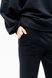 Костюм женский свитшот и штаны черный 111006_black фото 5