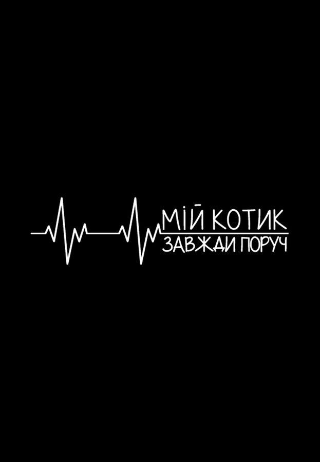 Парные футболки для влюбленных "Мой котик" в черном цвете 222PB_My cat_WxsMm фото