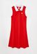 Сукня для дівчат червоне з комірцем 200915 фото 1
