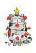 Футболка чоловіча біла з принтом "Кіт з гірляндою" 170201PW_Cat with Christnas lights_2XL фото 2