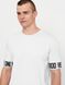 Чоловіча футболка біла з написом на рукавах 211092 фото 4