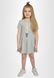 Сукня для дівчат сірий меланж з зайчиком 210122 фото 4
