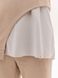 Костюм женский ассиметричный с прямыми штанами бежевый 111201_beige фото 4