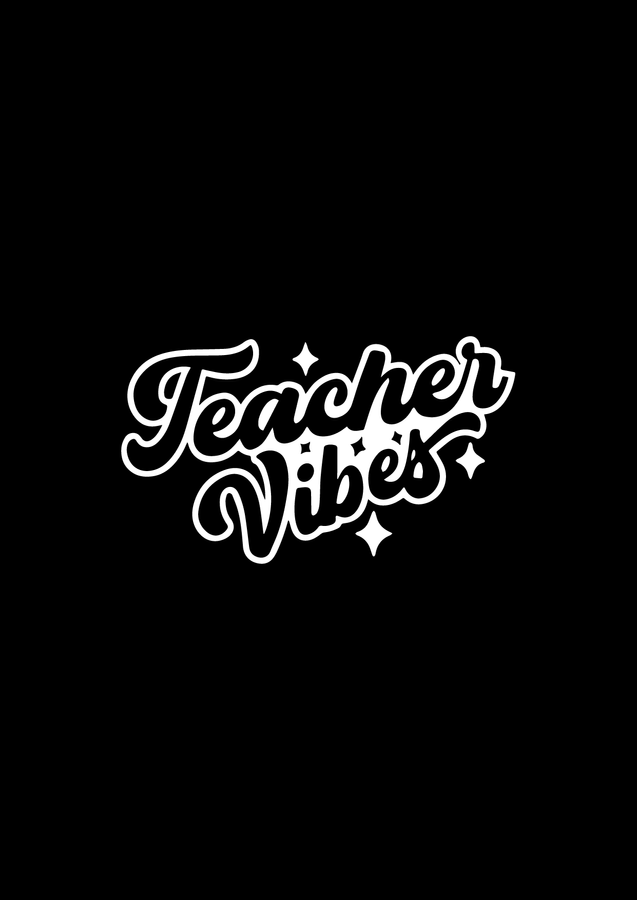 Футболка мужская оверсайз черная с принтом "Teacher vibes" 211143PB_Teacher vibes_2XL фото