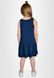 Сукня для дівчат однотонна темно-синя 2004381 фото 2