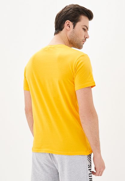 Футболка чоловіча базова жовтий 170201 фото