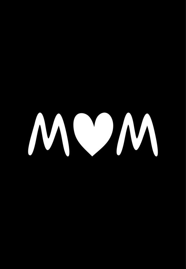 Футболка жіноча чорна з принтом "Мама" 160404PB_Mom_XL фото