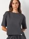 Костюм женский летний футболка и шорты в цвете графит 111207_graphite фото 9